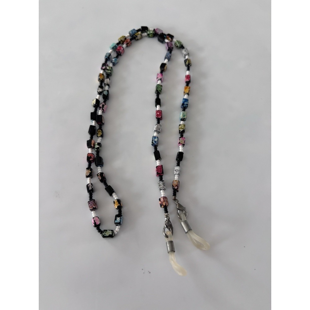 Vintage Beads Glasses Holder Keep Glasses Around‎  Neck So You Don't Lose. 3321
